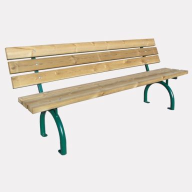 Panchina Riviera Legno con schienale