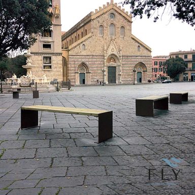 Panchina Amburgo senza schienale