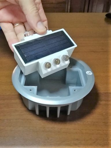 ART. STSR9G 6 led luce bianca fissa o lampeggiante