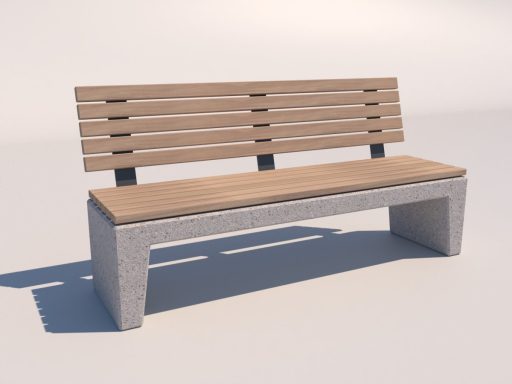 Panchina Versilia Legno in graniglia di marmo