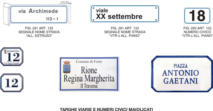 Segnali nome strada