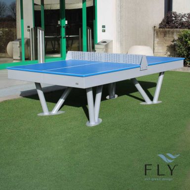 Tavolo da gioco ping-pong in acciaio