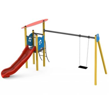 Torre Scivolo – con seggiolino piano, alluminio o legno