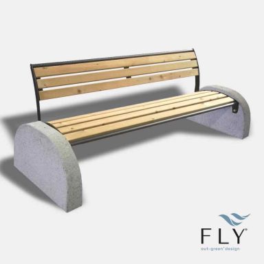 Panchina Tauri Classic Legno con schienale