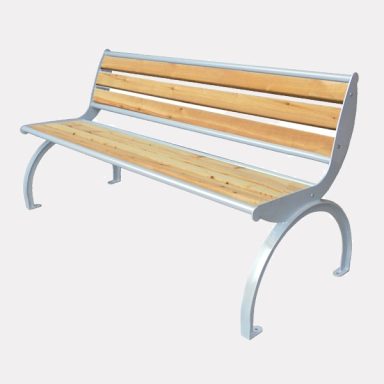Panchina Cetra Legno con schienale