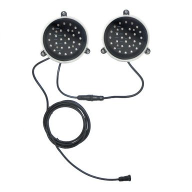 Impianto doppio MULTILED 100 luce gialla lampeggiante con cavo