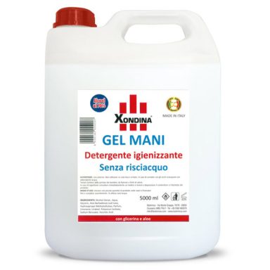 gel igienizzante mani 5000 ml