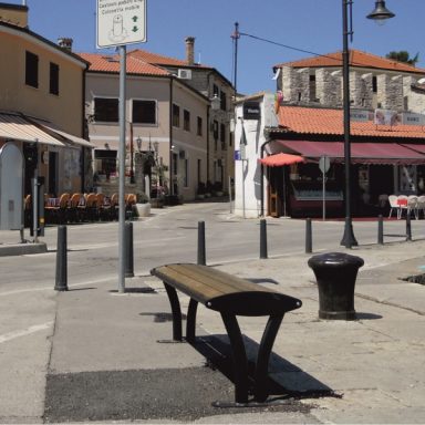 Panchina Tauri Legno senza schienale