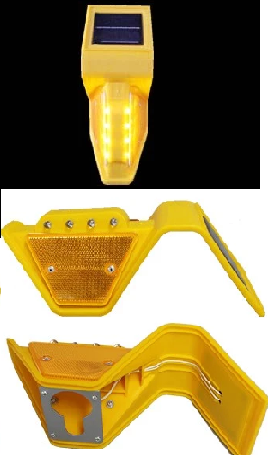 ART. STL-01 8 led gialli lampeggianti sincronizzati